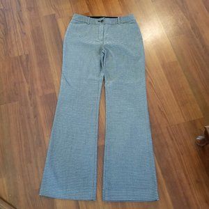 The Limited Sz 6 Dress Pants Slacks Black/White X's Excellent Cond. 32" inseam